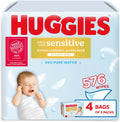 Huggies Extra Care Sensitive Baby Wipes - 12 Pack (576 Wipes)