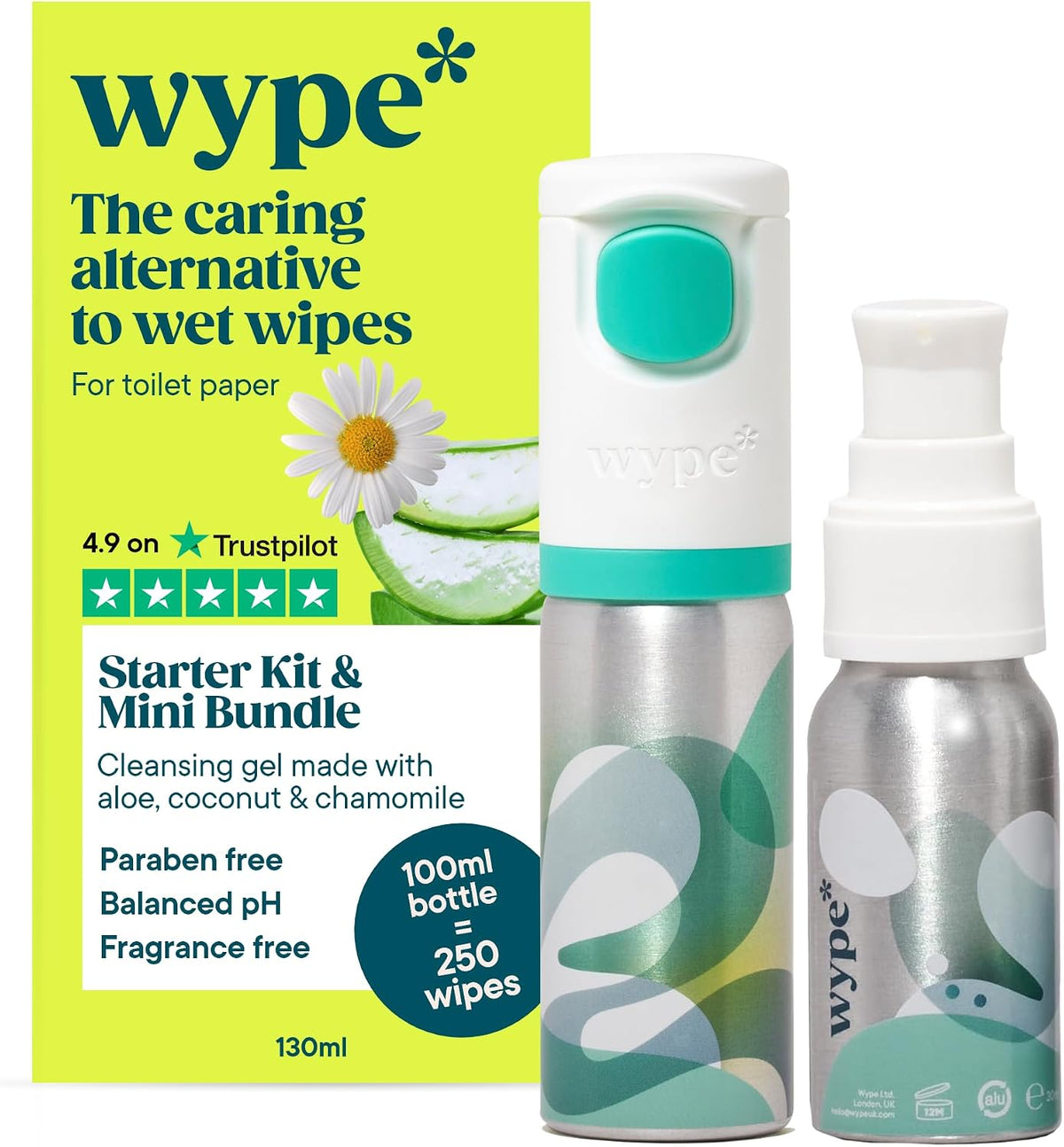 Wype Starter Kit & Mini Bundle - Toilet Roll Gel